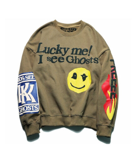 Foaming Kanye West Lucky me I see Ghosts Sweatshirts